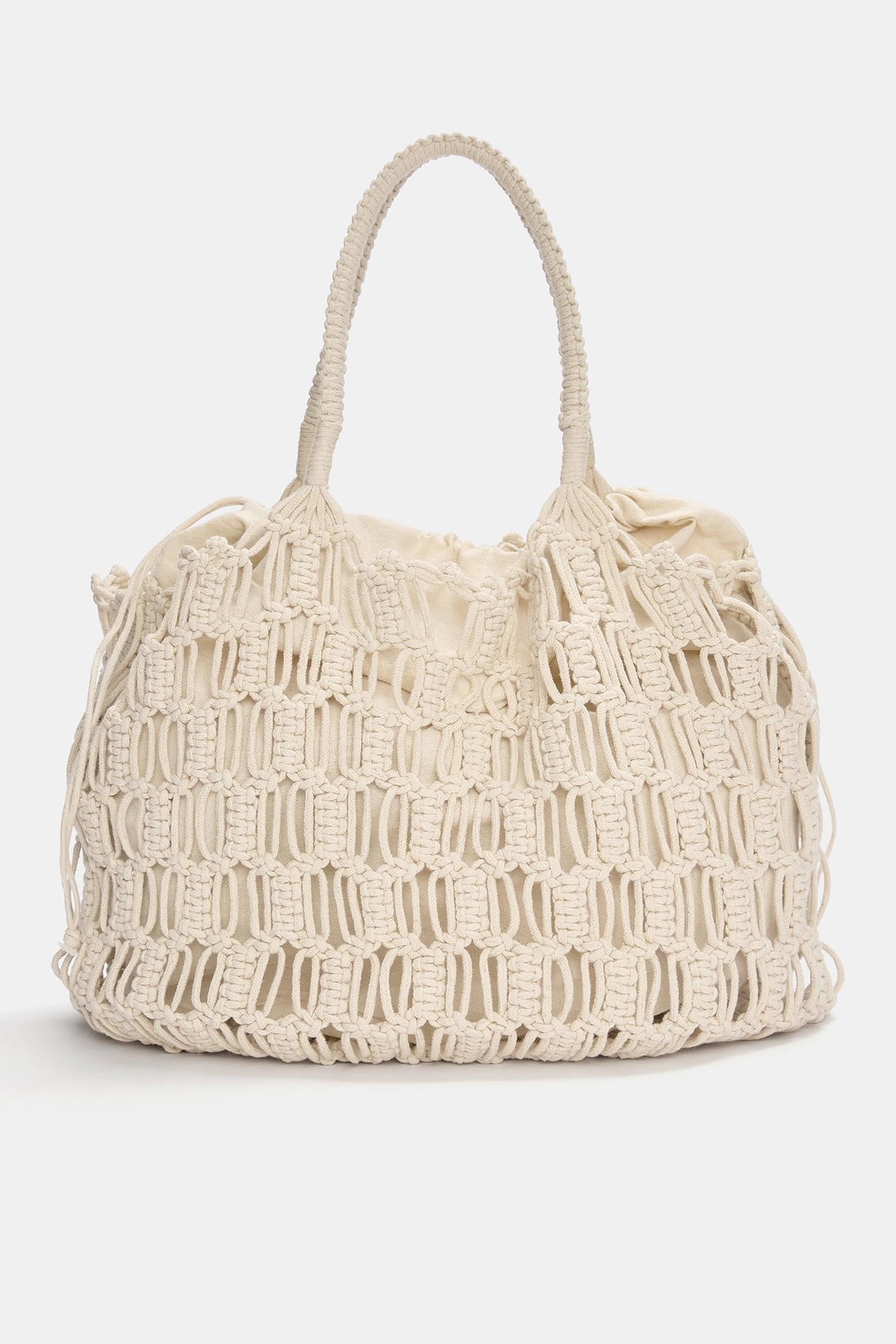 Macramé tote bag
